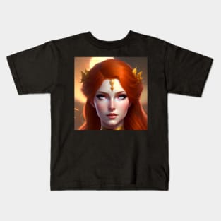 Graceful Vision | Portrait of women Kids T-Shirt